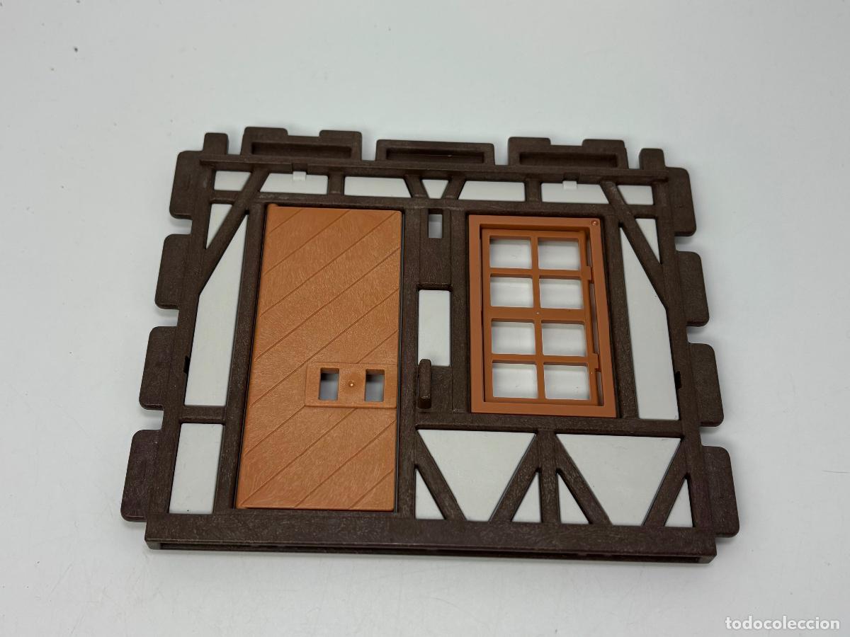 Playmobil: Playmobil pared con puerta y ventana casa medieval