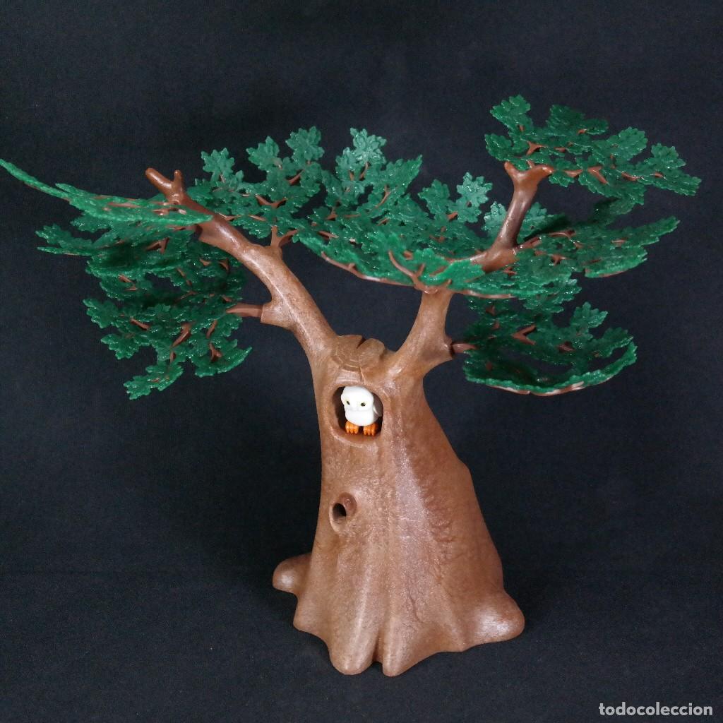 Playmobil: Playmobil arbol roble con hueco y buho ☼
