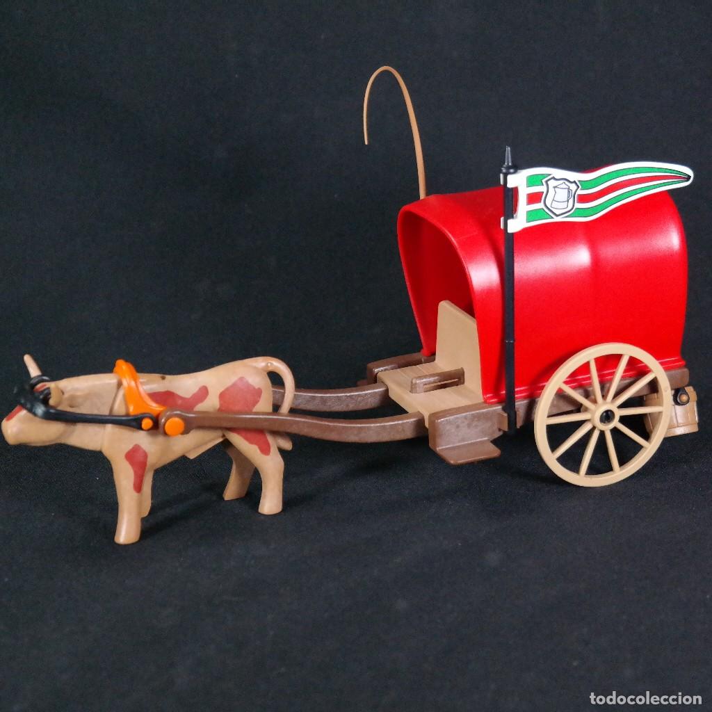 Playmobil: Playmobil carro medieval con toro ☼