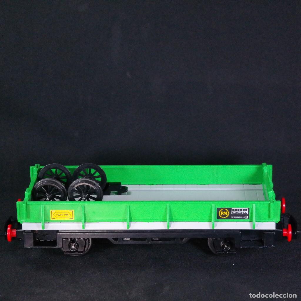 Playmobil: Playmobil vagon de carga verde excelente esatdo con carga de ref.4017 ☼