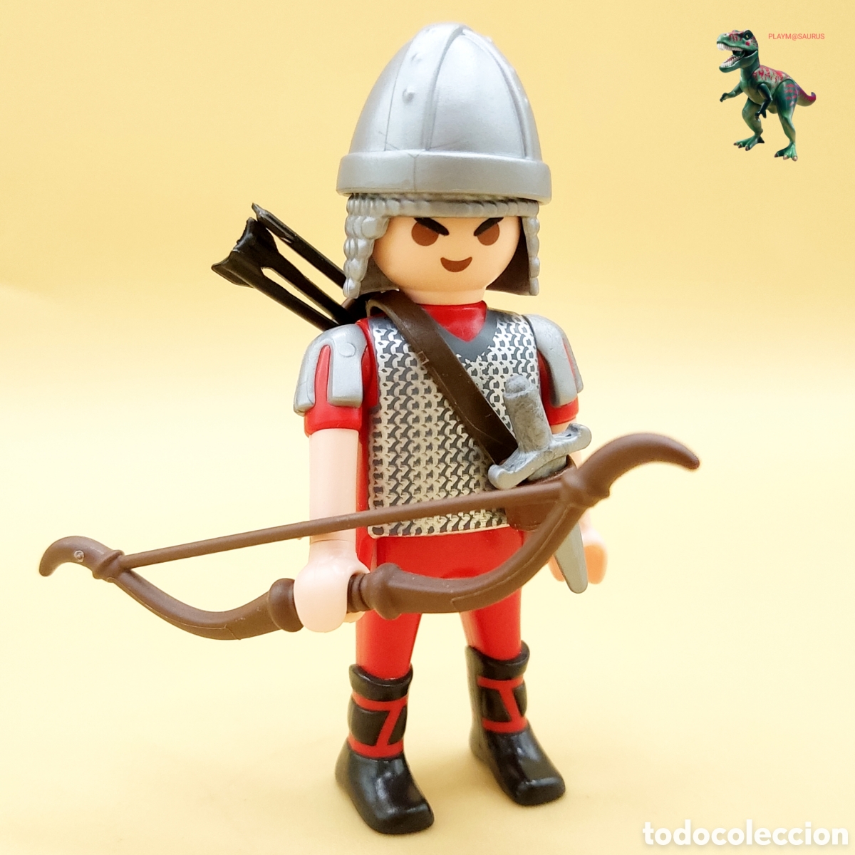Playmobil: Playmobil figura arquero asirio romano soldado legion extranjera simil 4275 4276 4270 4271