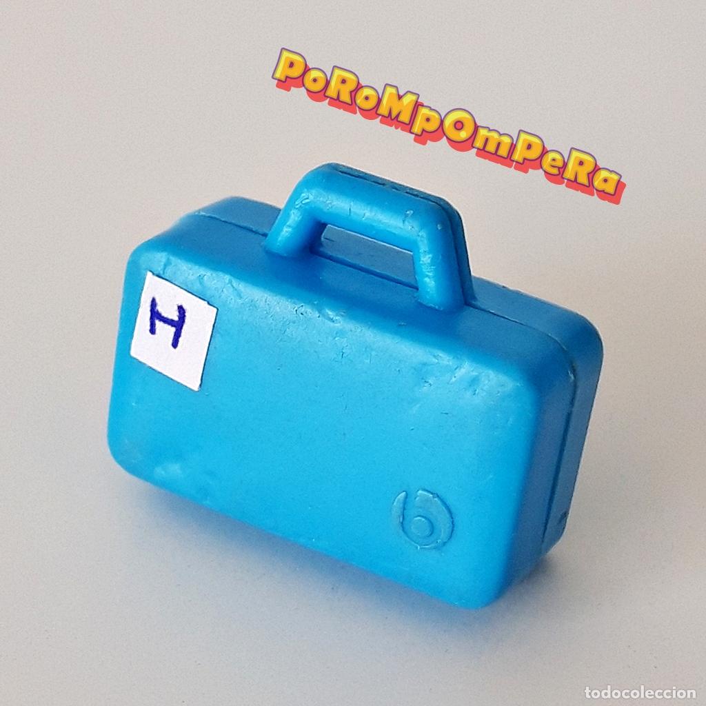 Playmobil: PLAYMOBIL malet&iacute;n cl&aacute;sico azul logo geobra 3247 3361 3404 3470 3473 3475 3490 3258 3530 3676 ? H