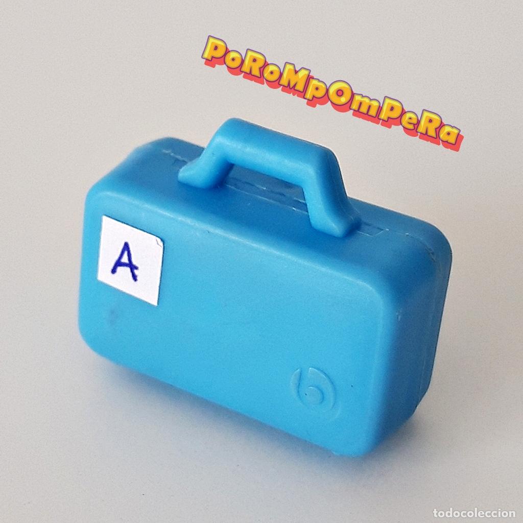 Playmobil: PLAYMOBIL malet&iacute;n cl&aacute;sico azul logo geobra 3247 3361 3404 3470 3473 3475 3490 3258 3530 3676 ? A