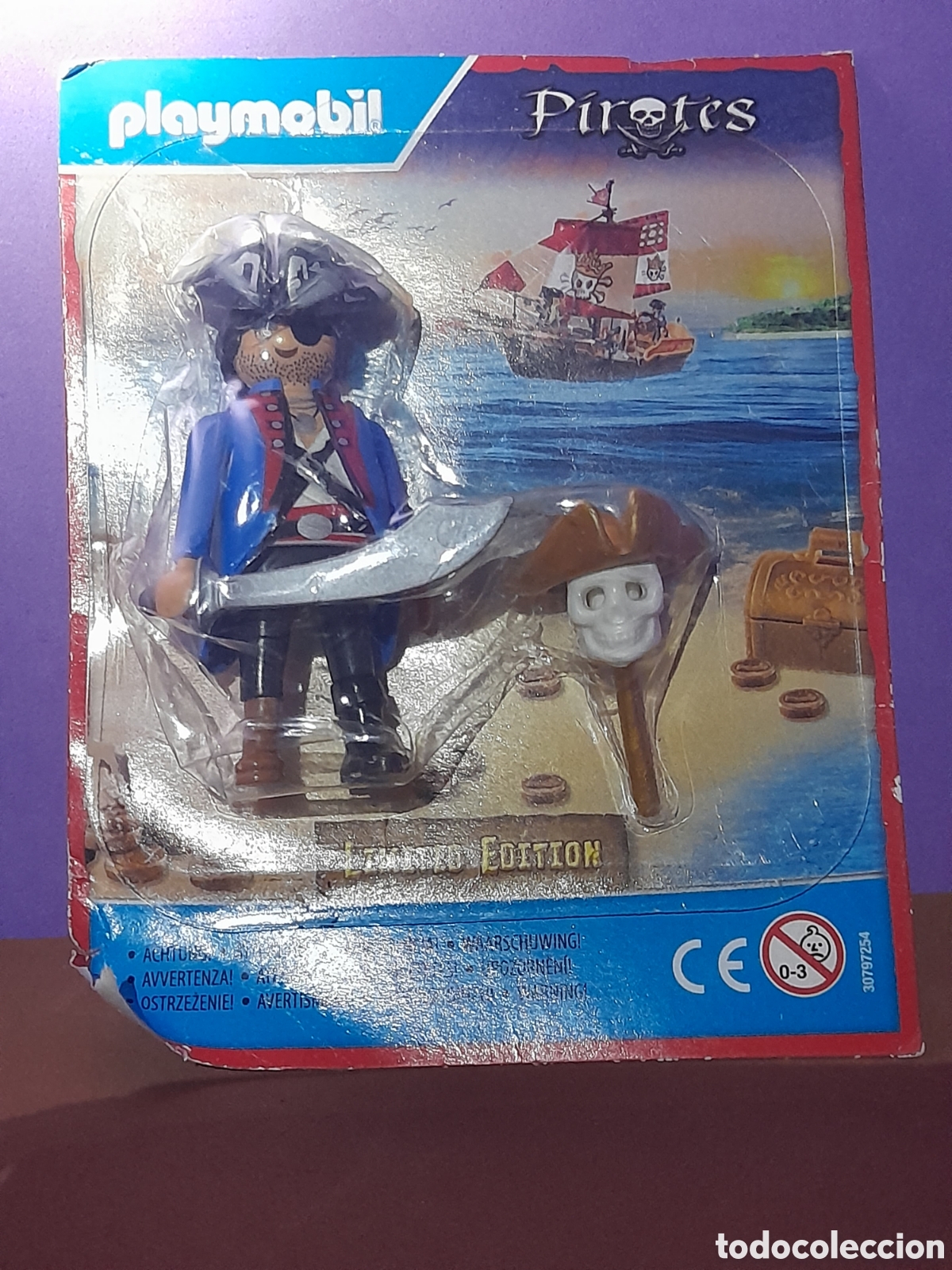 Playmobil: Playmobil figuras de revista, capit&aacute;n pirata
