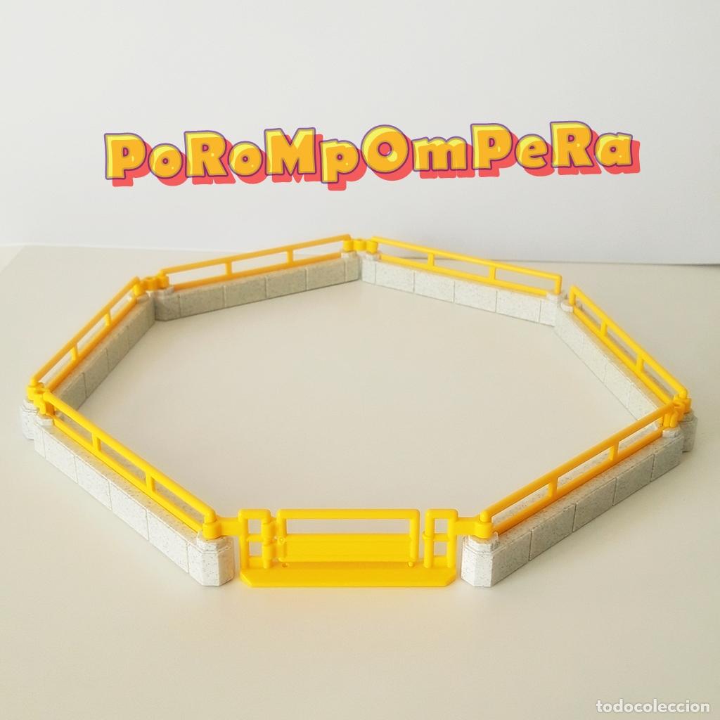Playmobil: PLAYMOBIL vallado recinto zoo 3243 4093 5921 7755 ? parque zool&oacute;gico lote vallas cerco cercado VY