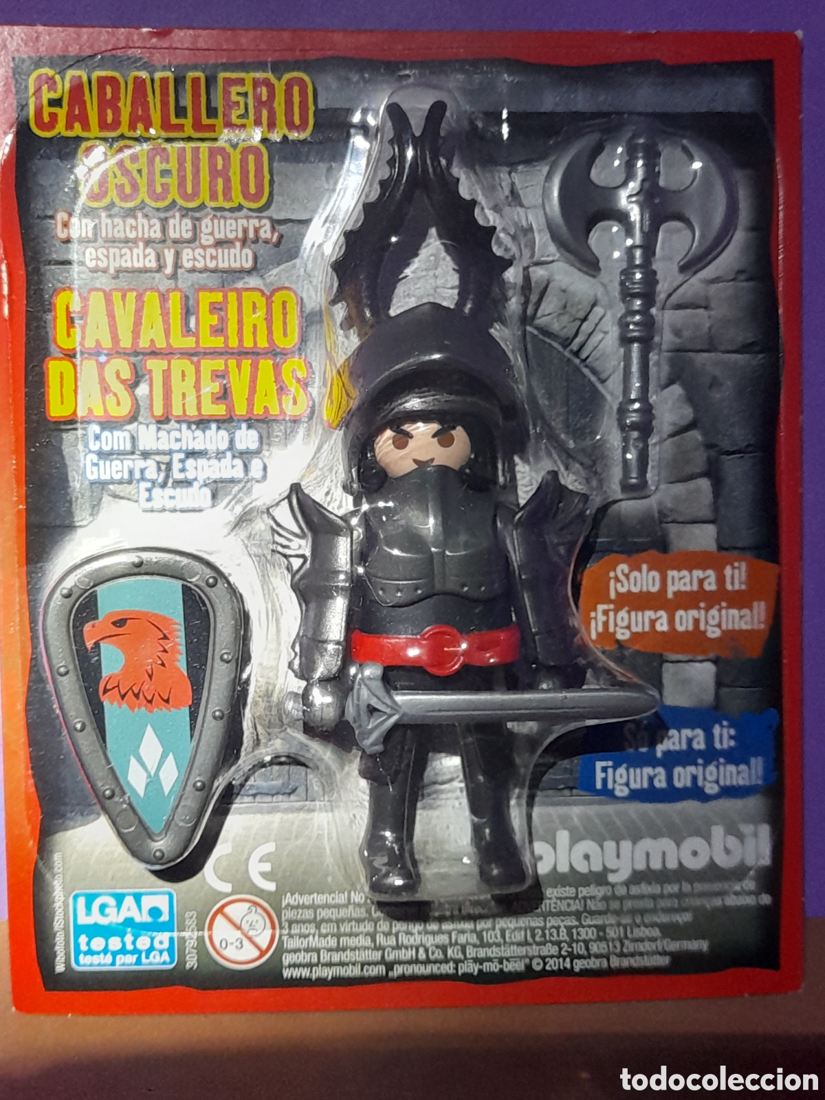 Playmobil: Playmobil figuras de revista, caballero oscuro