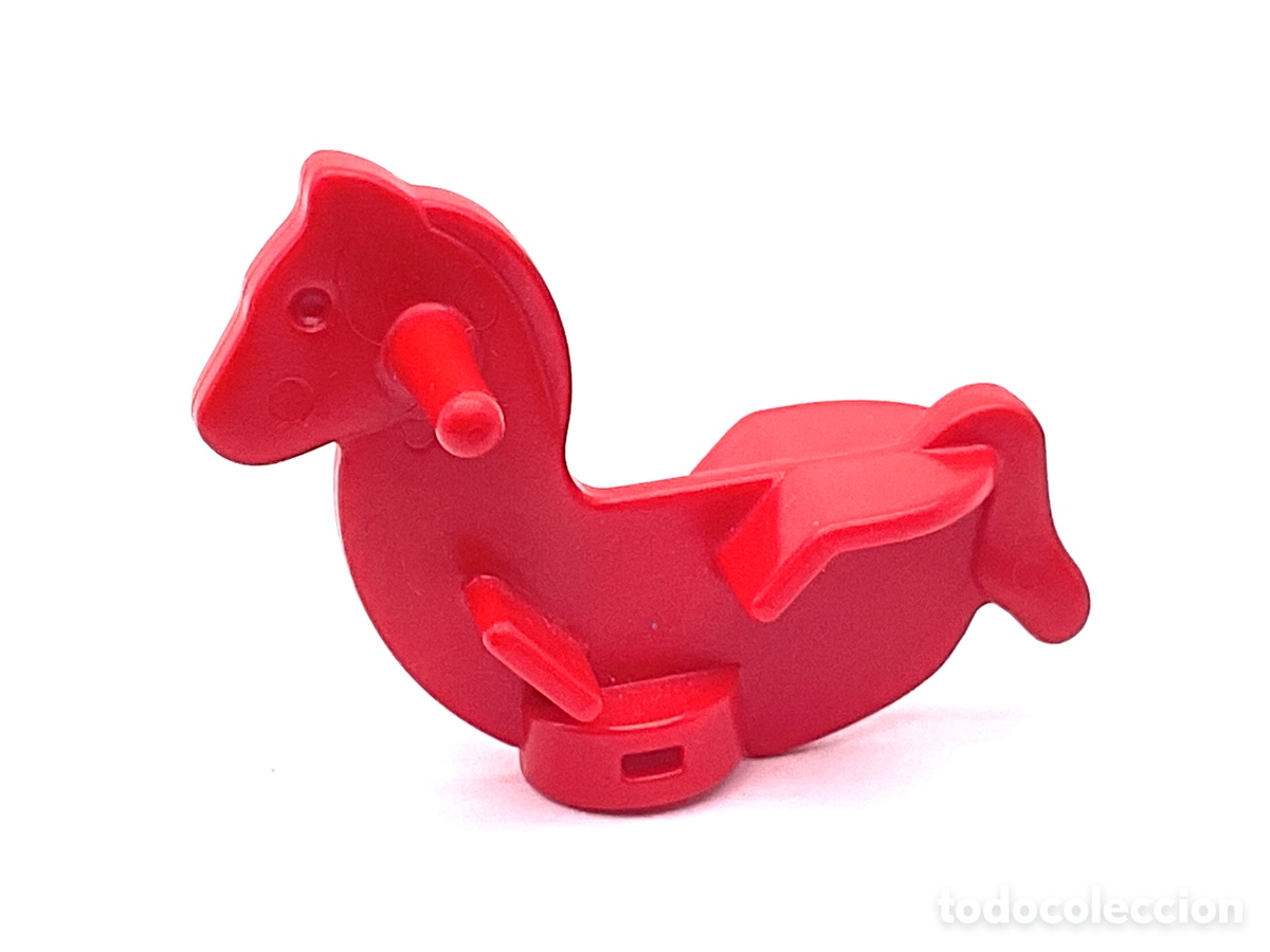 Playmobil: ACCESORIOS PLAYMOBIL. CABALLO ROJO BALANCIN PARQUE.