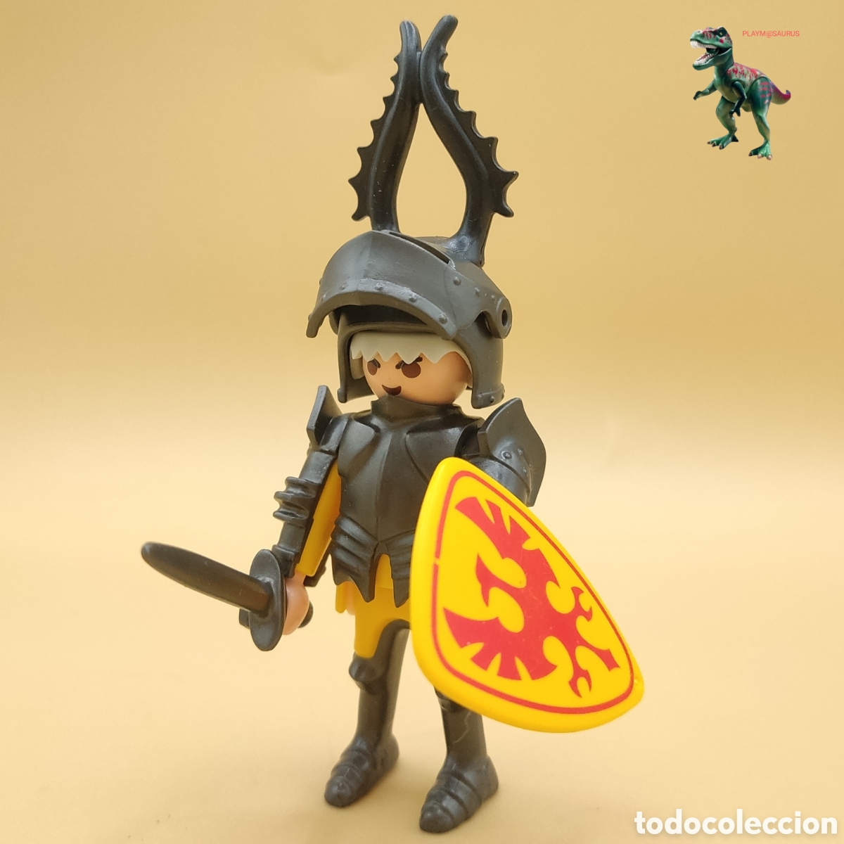 Playmobil: Playmobil caballero medieval armadura Grifo Aguila escudo casco 4339 3446 3450 3666 3667 3268 3269