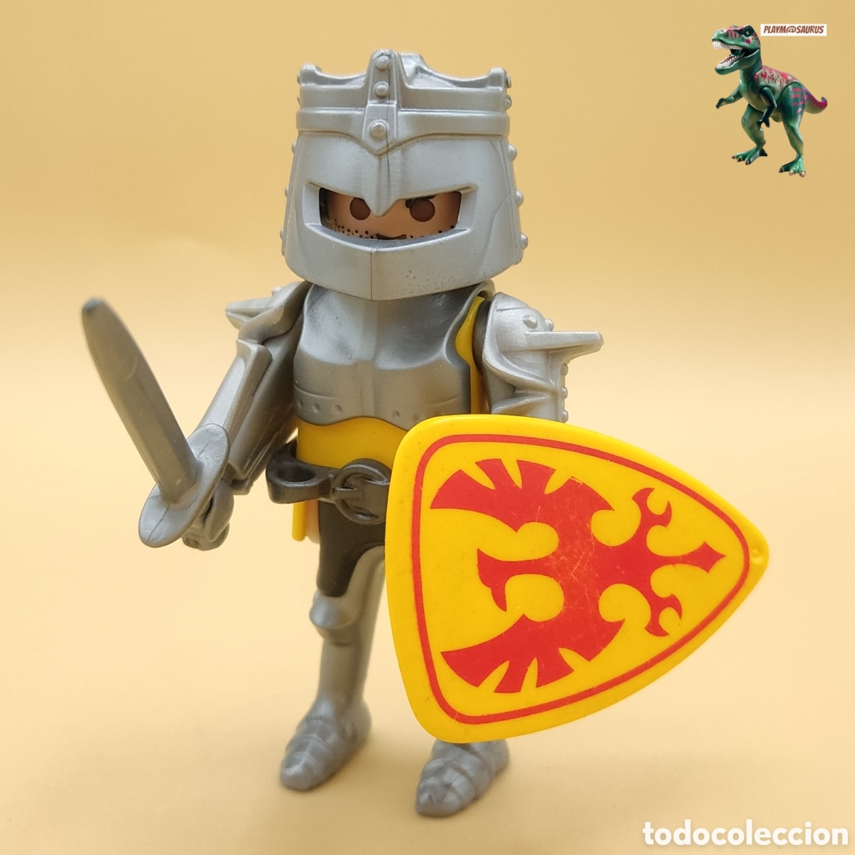 Playmobil: Playmobil caballero medieval armadura Grifo Aguila escudo casco 4339 3446 3450 3666 3667 3268 3269