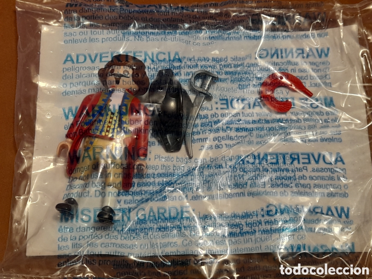 Playmobil: Playmobil figuras, capit&aacute;n ingl&eacute;s, casacas rojas