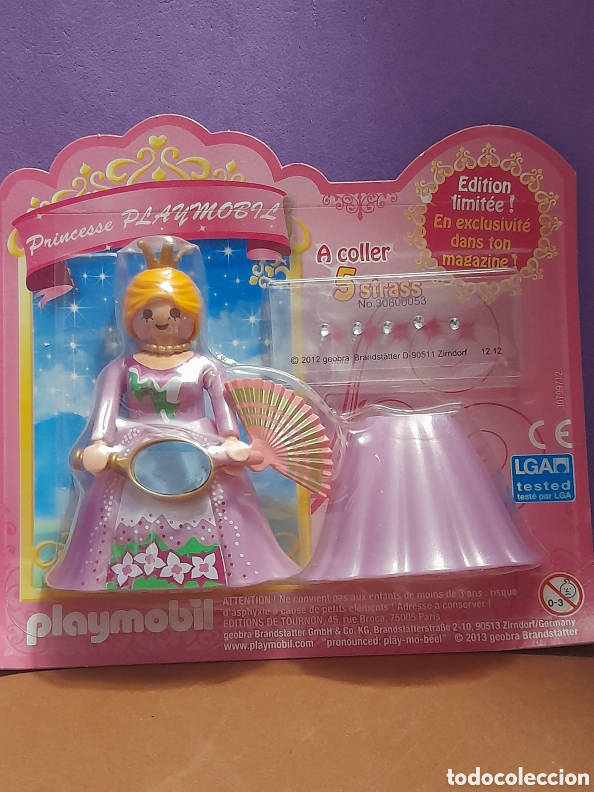 Playmobil: Playmobil figuras, de revista, princesa con vestido rosa, edici&oacute;n limitada