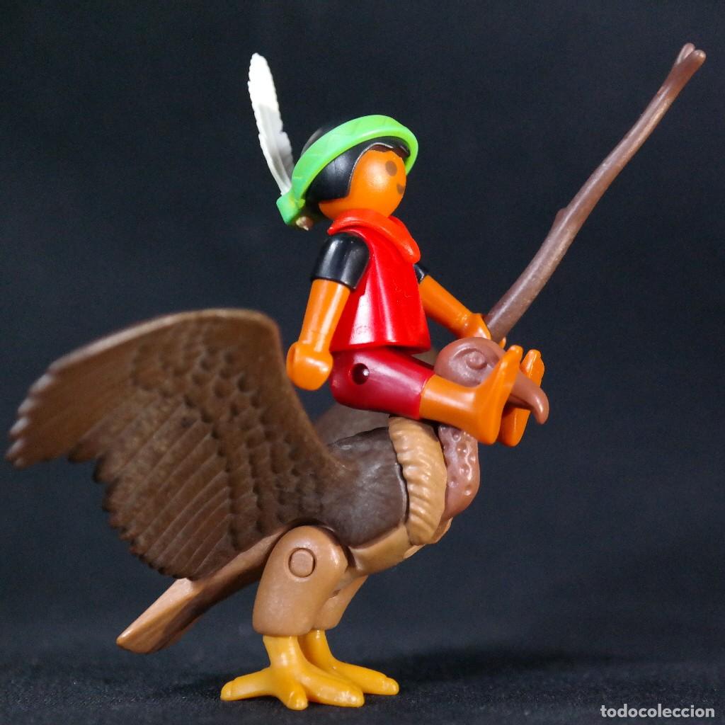 Playmobil: Playmobil ni&ntilde;o indio con buitre☼