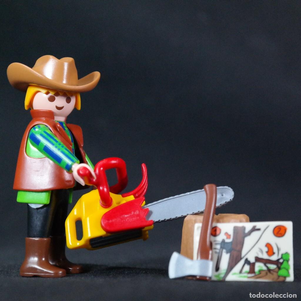 Playmobil: Playmobil le&ntilde;ador con motosierra ☼