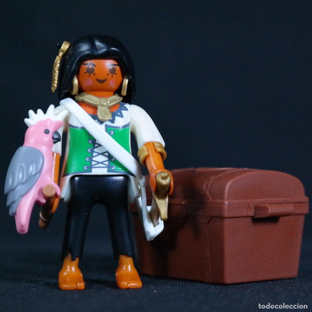 Playmobil: Playmobil mujer pirata con loro ☼