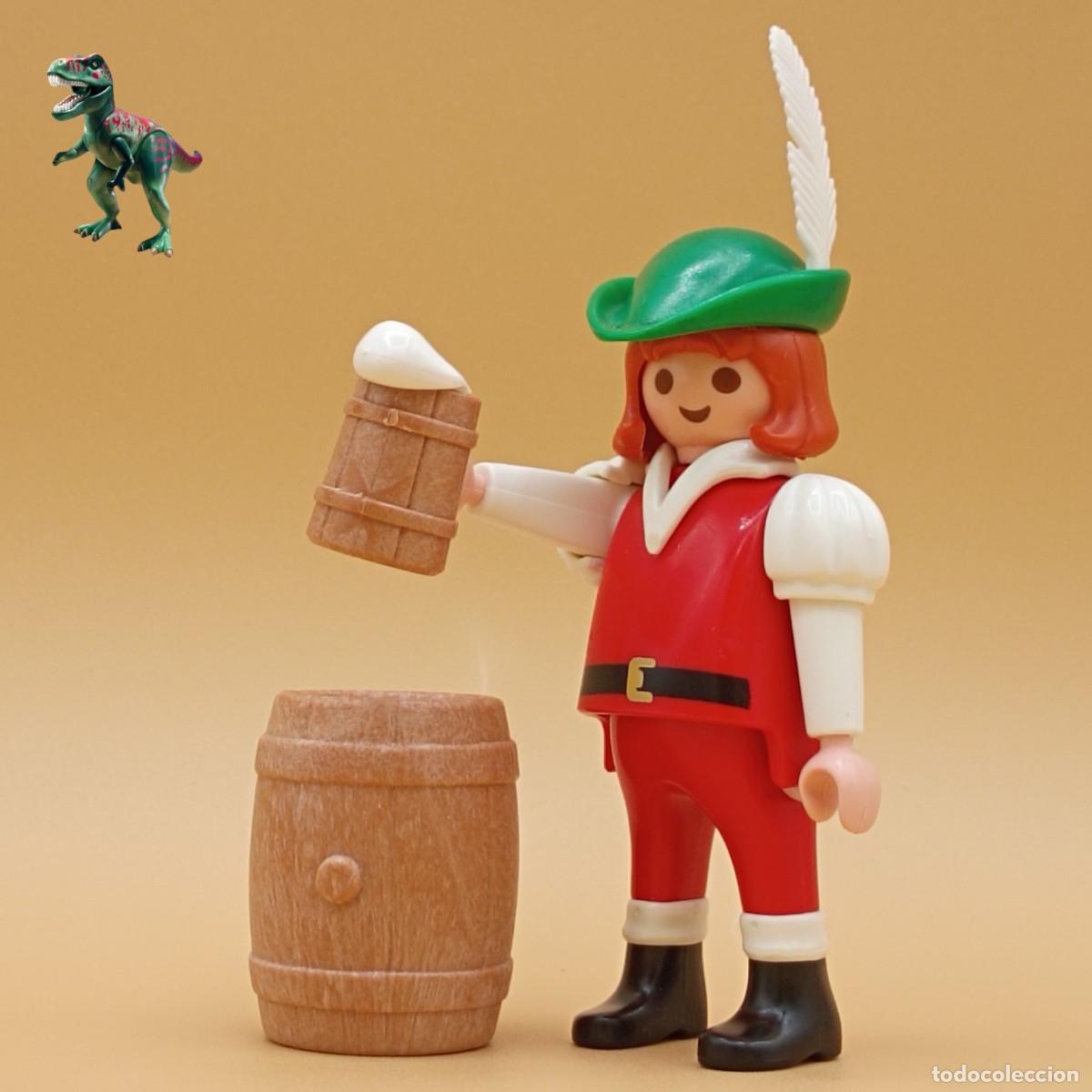 Playmobil: Playmobil figura Gambrinus Cruzcampo cerveza cerveceria barril bar cantina oktoberfest