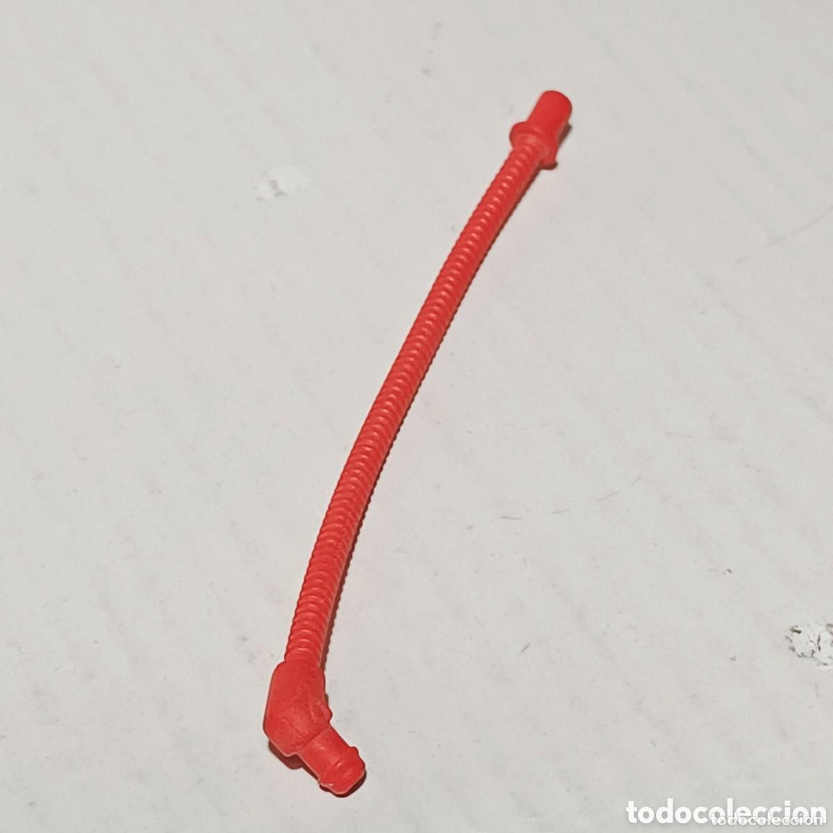 Playmobil: playmobil manguera enganche tubo goma rojo roja bomba aspirador compresor