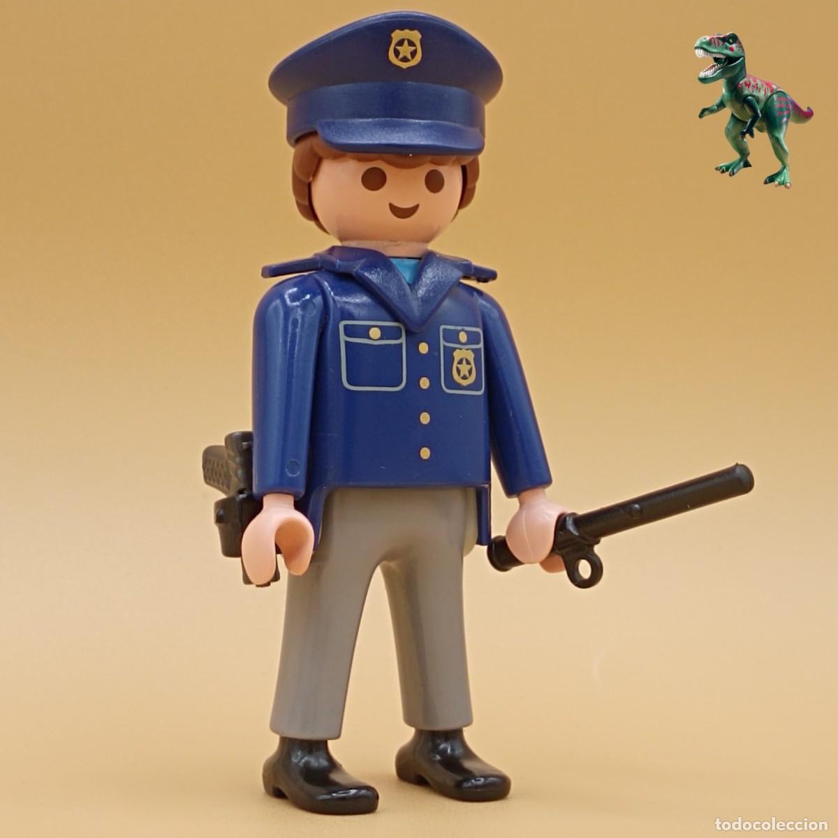 Playmobil: Playmobil figura hombre agente de policia oficial trafico comisaria 3165 5718
