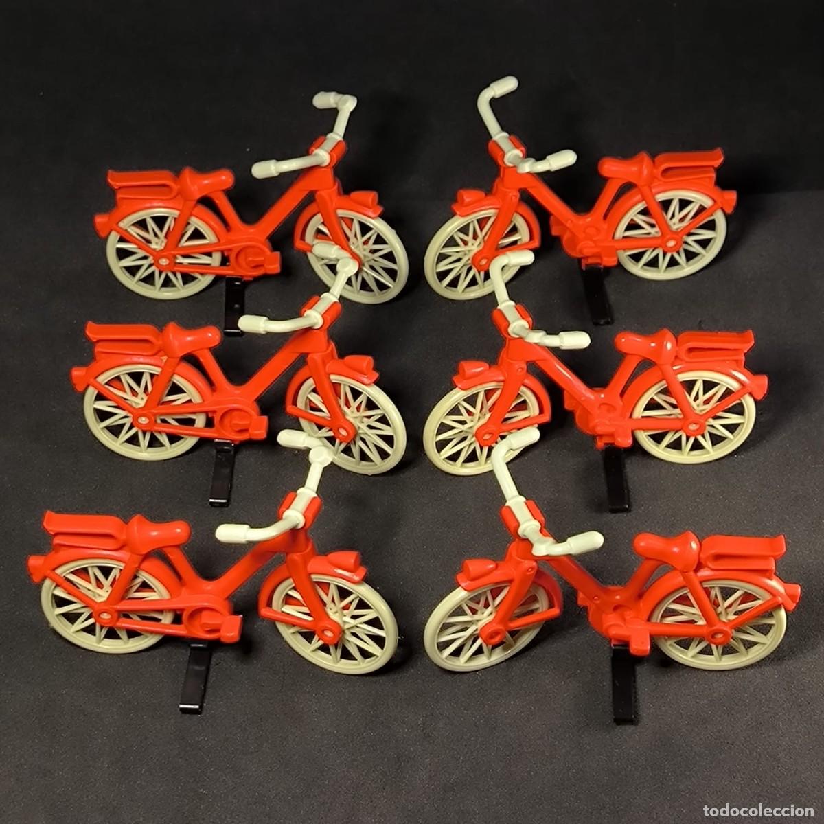 Playmobil: Playmobil seis bicicletas rojas ☼