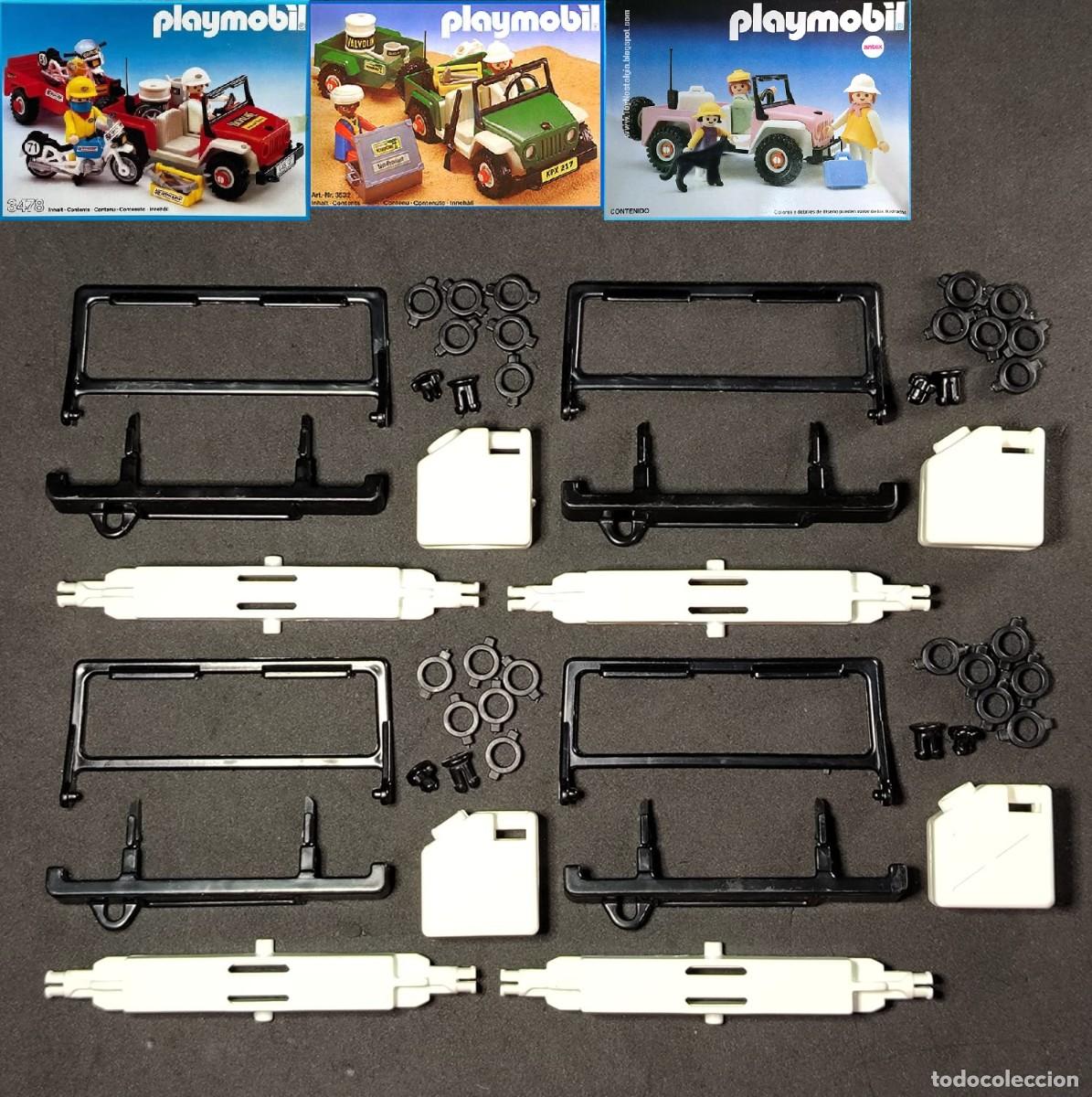 Playmobil: Playmobil 4 juegos de repuestos para jeep ☼