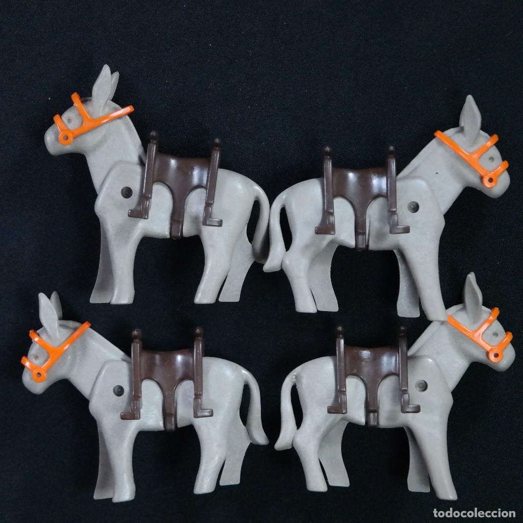Playmobil: Playmobil cuatro burros ☼