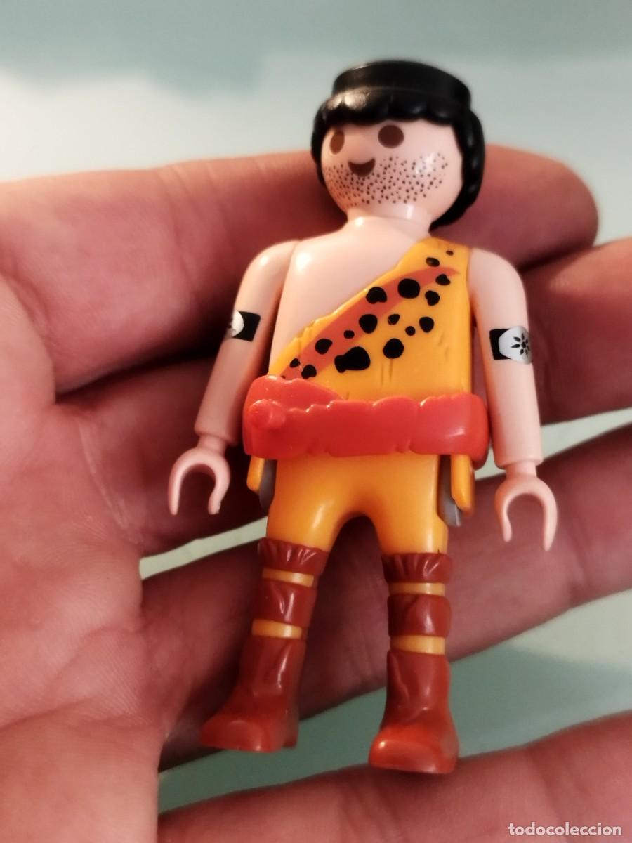 Playmobil: Figura Playmobil. Cavern&iacute;cola o troglodita.