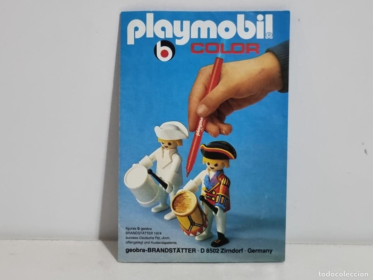 Playmobil: Playmobil 1974 Color Catalogo Mediano 15x10 Manual Instrucciones Libro Geobra