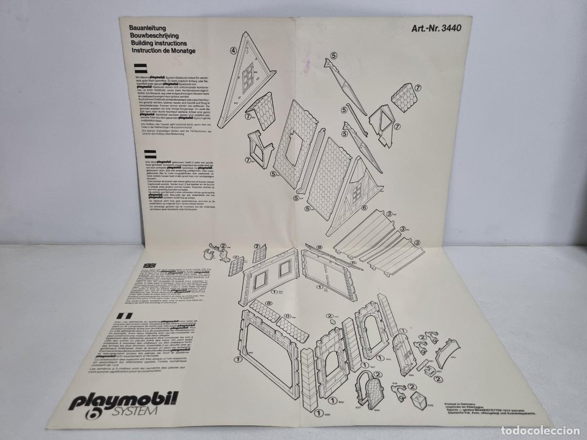 Playmobil: Playmobil System 1974 Catalogo 3440 Libro Manual Instrucciones Casa Medieval