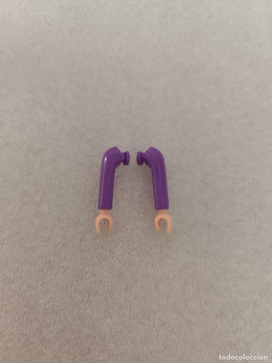 Playmobil: Brazos manga larga morado recambio Playmobil