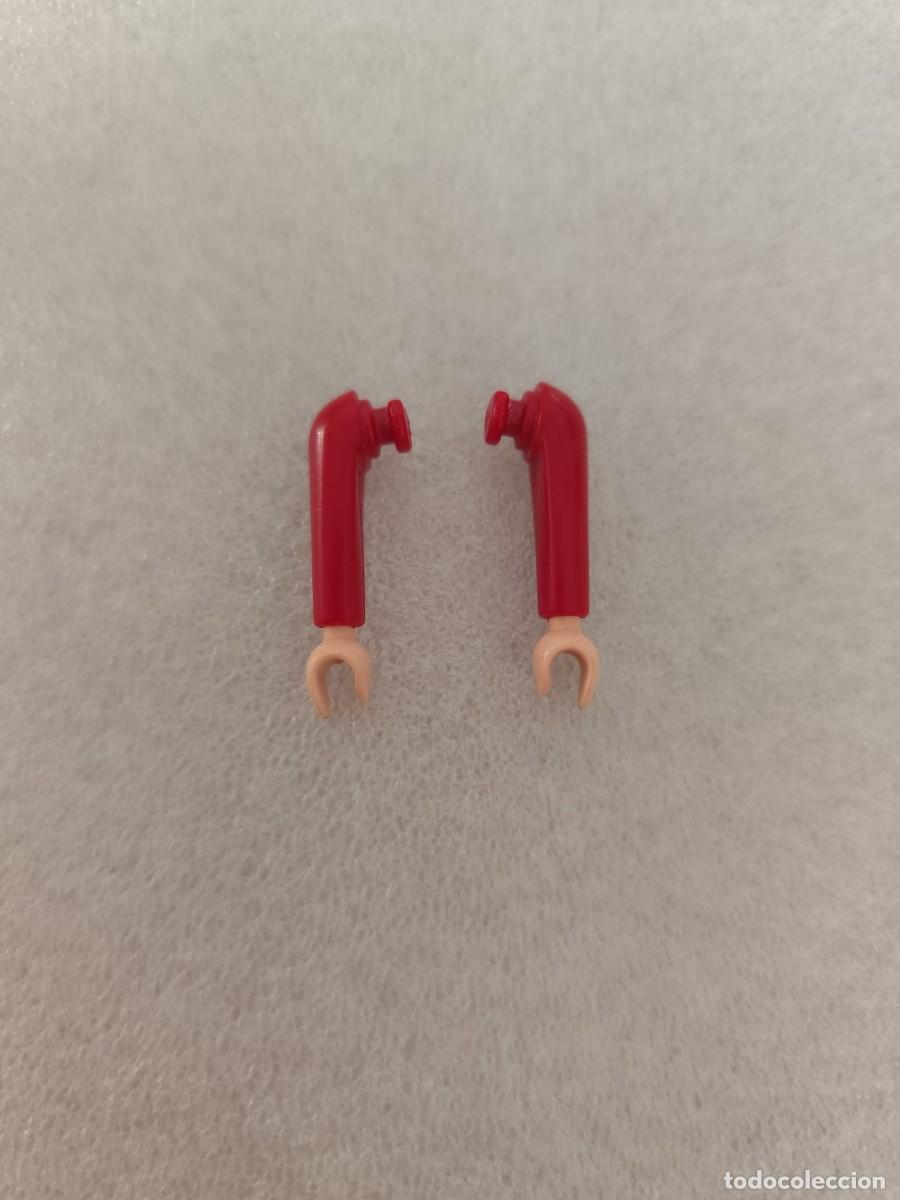 Playmobil: Brazos manga larga rojo recambio Playmobil
