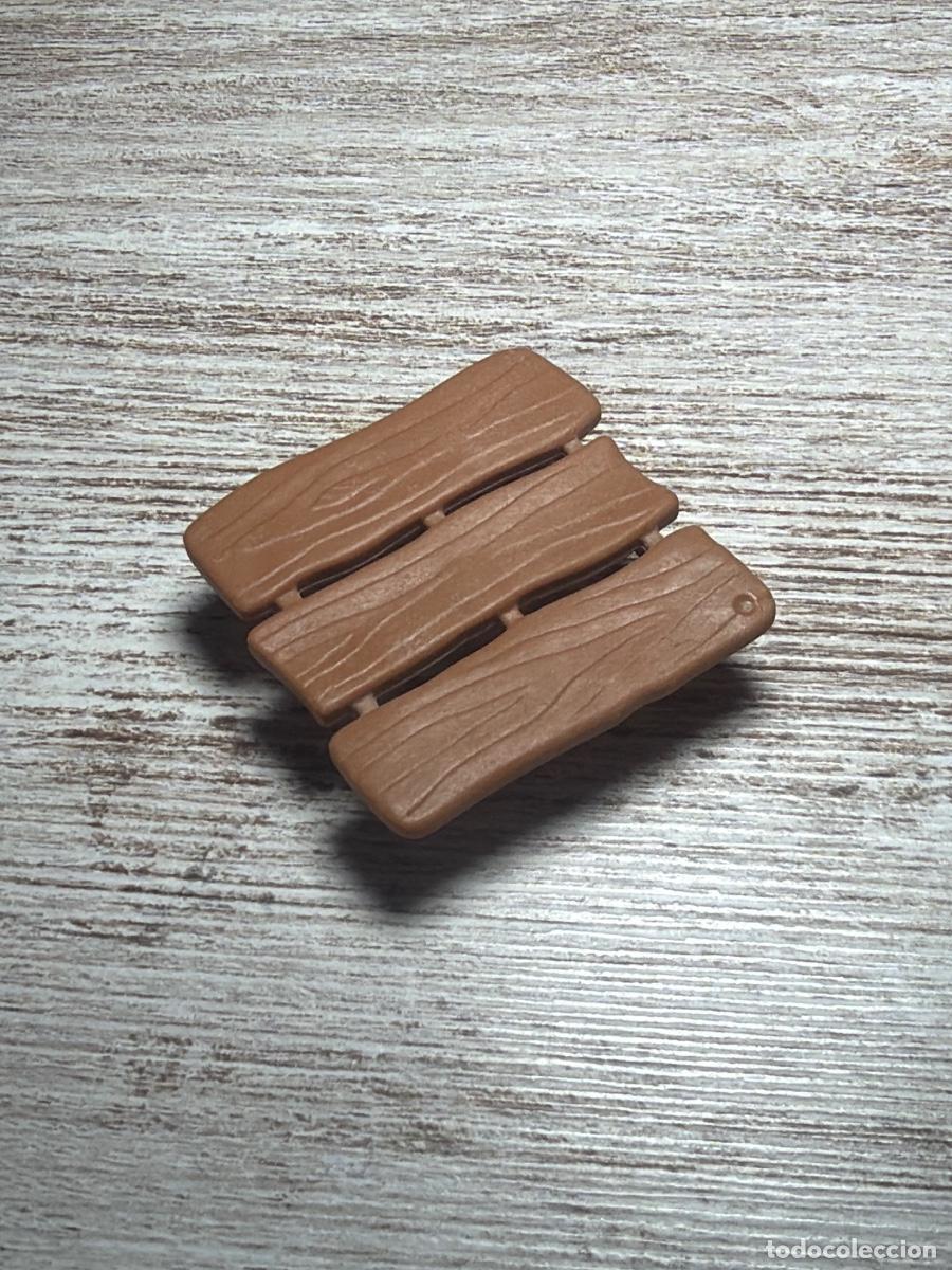 Playmobil: Mesa tabl&oacute;n list&oacute;n de madera accesorio complemento Playmobil