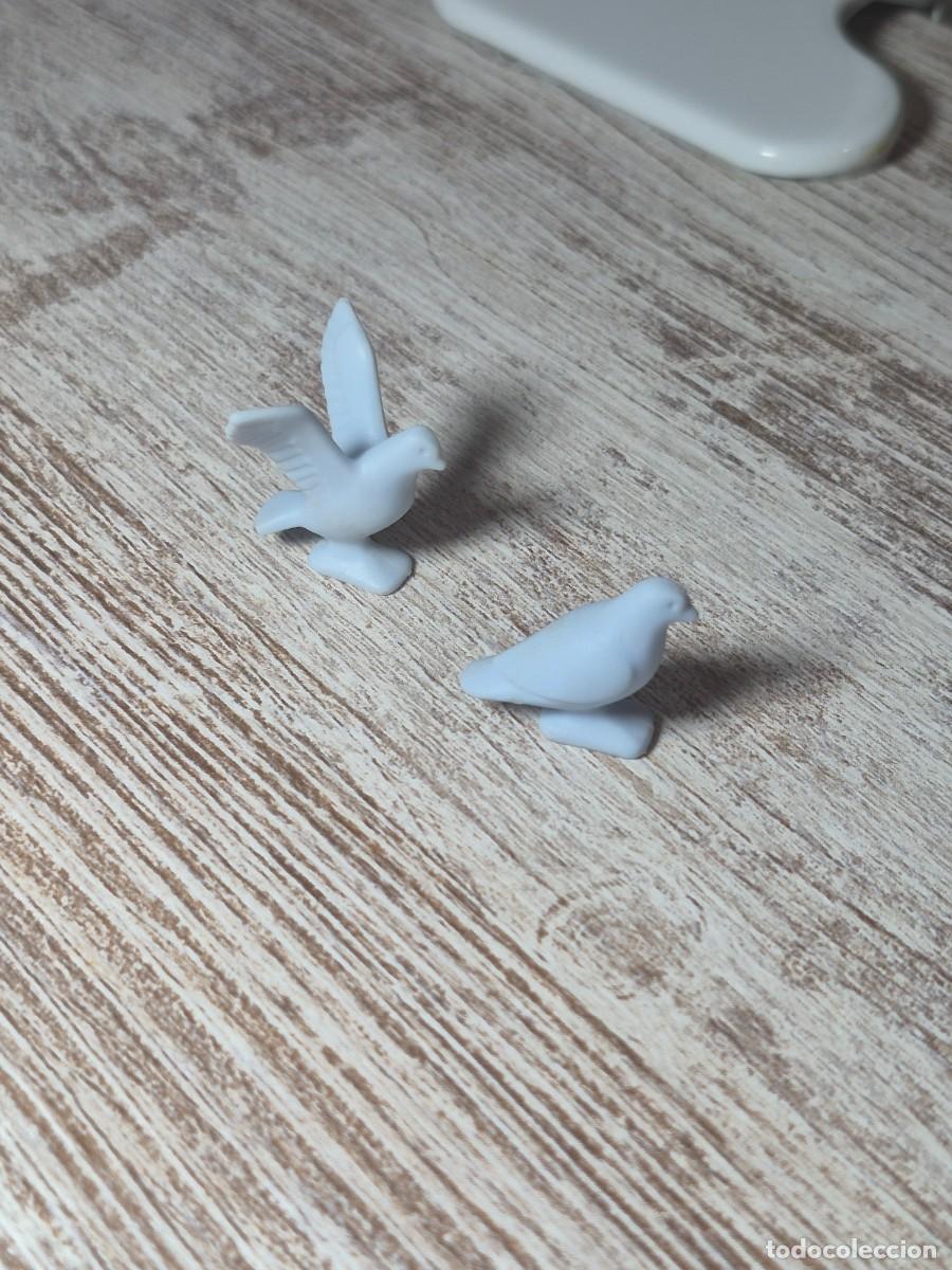 Playmobil: Lote palomas p&aacute;jaros animal complemento accesorio Playmobil