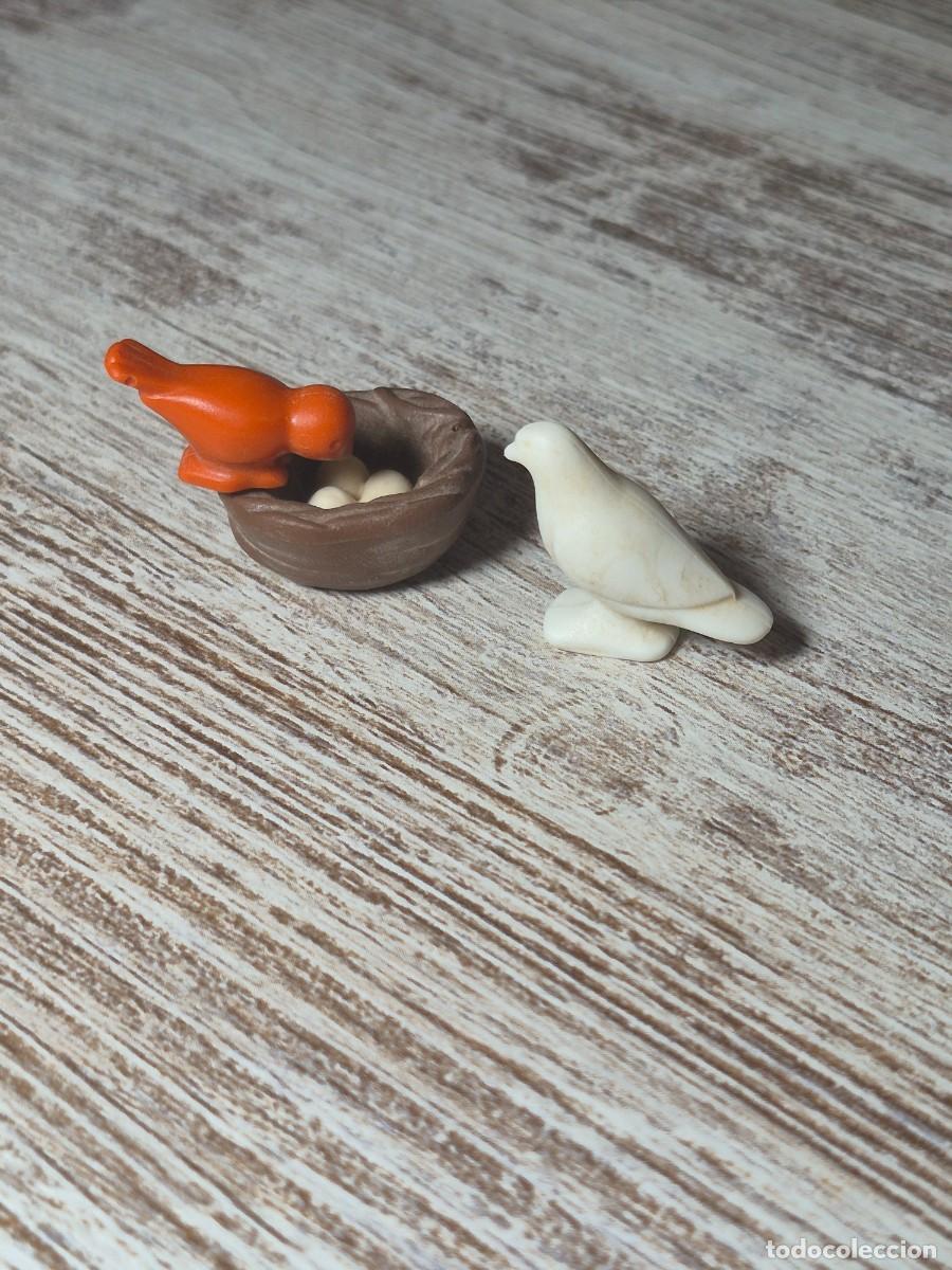 Playmobil: Lote palomas nido p&aacute;jaros animal complemento accesorio Playmobil