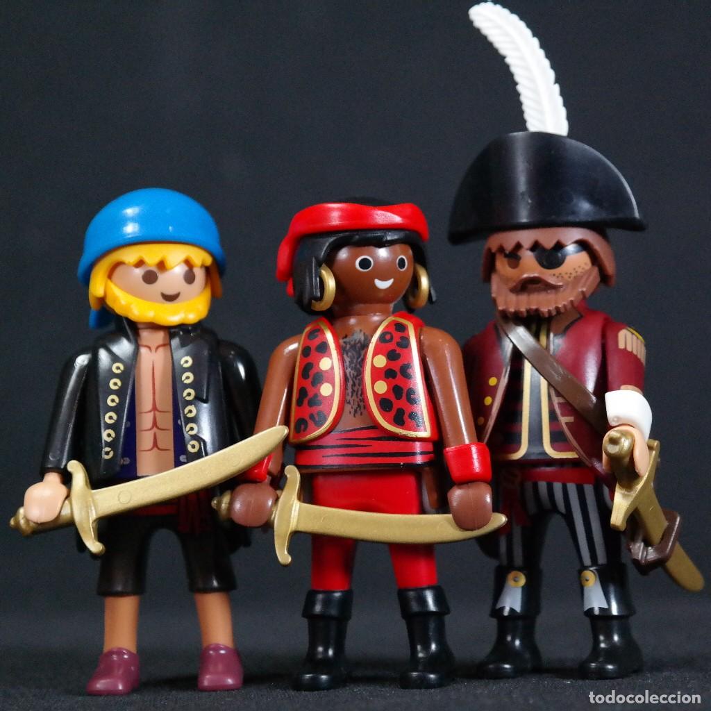 Playmobil: Playmobil tres piratas ☼