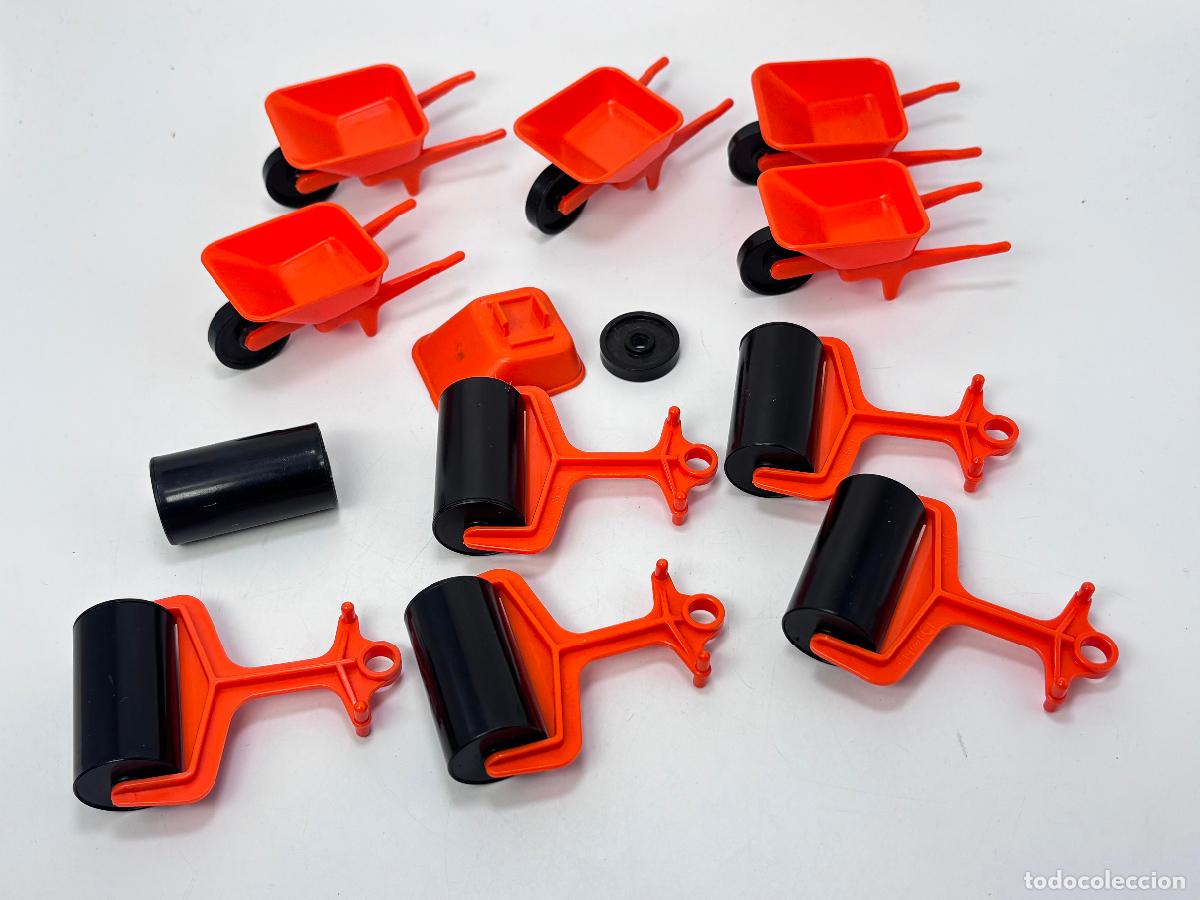 Playmobil: Playmobil lote rodillo y carretilla obra primera &eacute;poca
