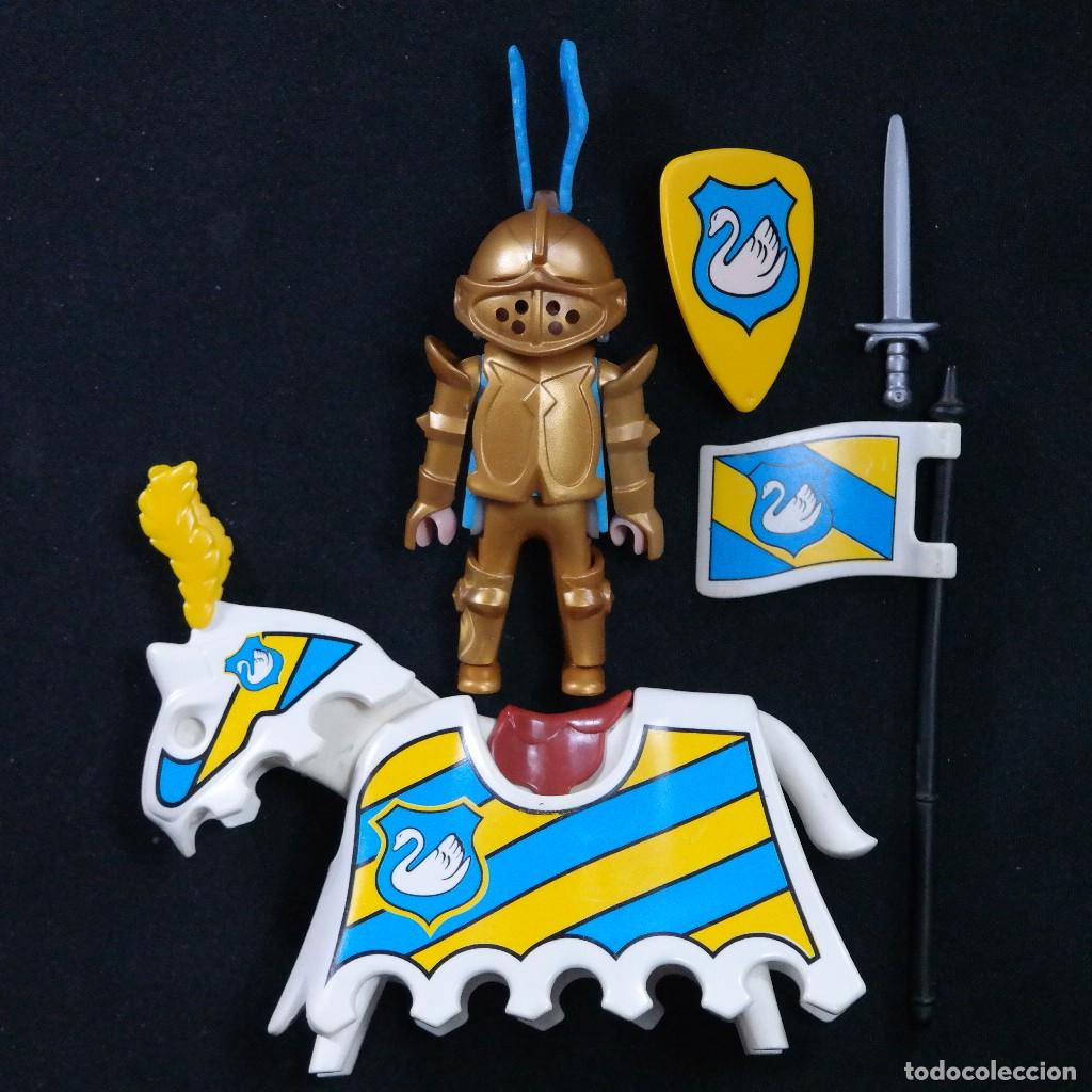 Playmobil: Playmobil caballero medieval cisne con caballo ☼