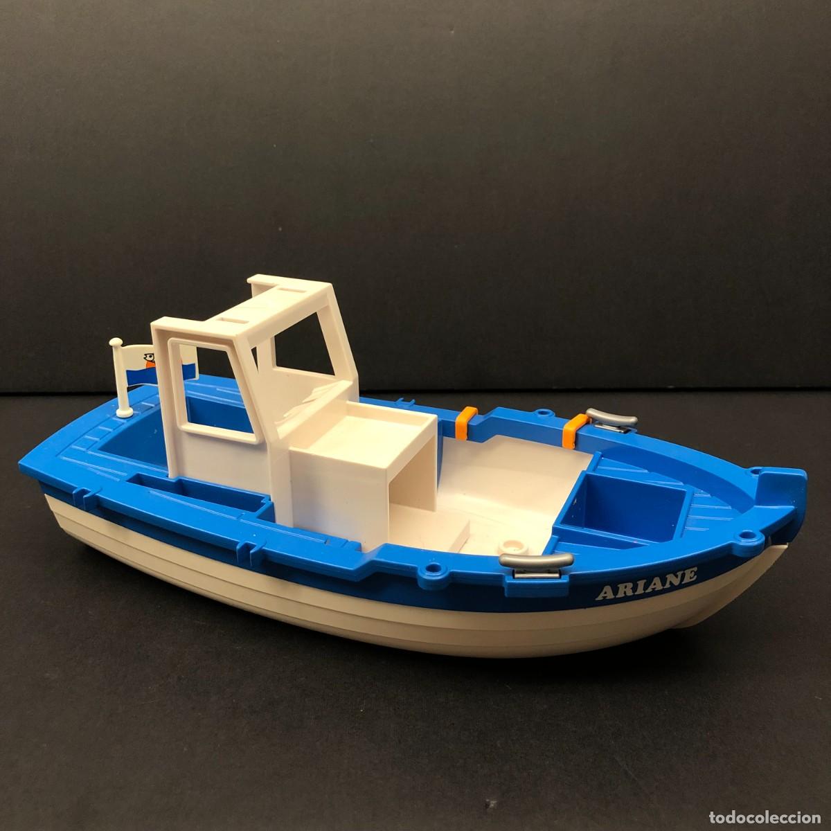 Playmobil: BARCO DE JUGUETE - BARCO PESQUERO &rdquo;ARIANE&rdquo; - PLAYMOBIL - 2011 - 23 X 11 CM / 70