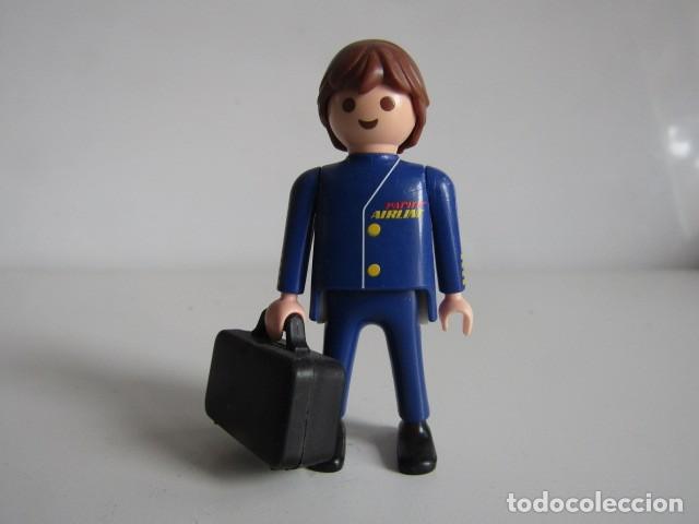Playmobil: DIFICIL COMANDANTE DE AVION DE PACIFIC AIRLINES ANTIGUO ESPECIAL PLAYMOBIL