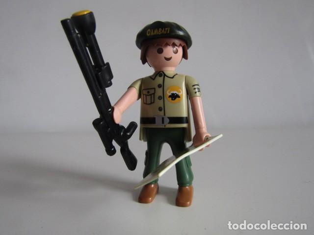 Playmobil: DIFICIL GUARDIA DE RESERVA AFRICANA SAFARI CON MAPA Y FUSIL PLAYMOBIL