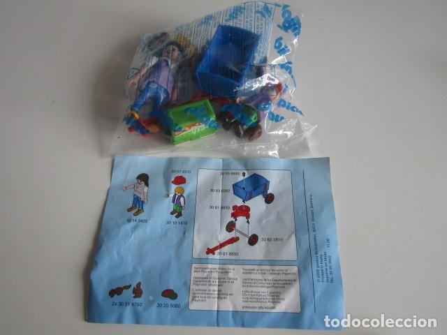 Playmobil: DIFICIL SET EN BOLSA NUEVO DE MUJER Y NI&Ntilde;O GRANJA CON ACCESORIOS PLAYMOBIL