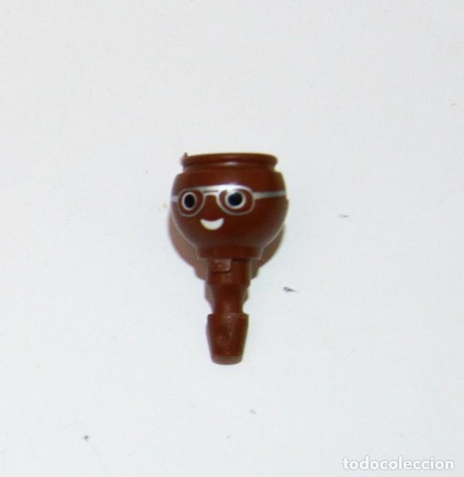 Playmobil: PLAYMOBIL MEDIEVAL CABEZA HOMBRE REPUESTO gafas negro