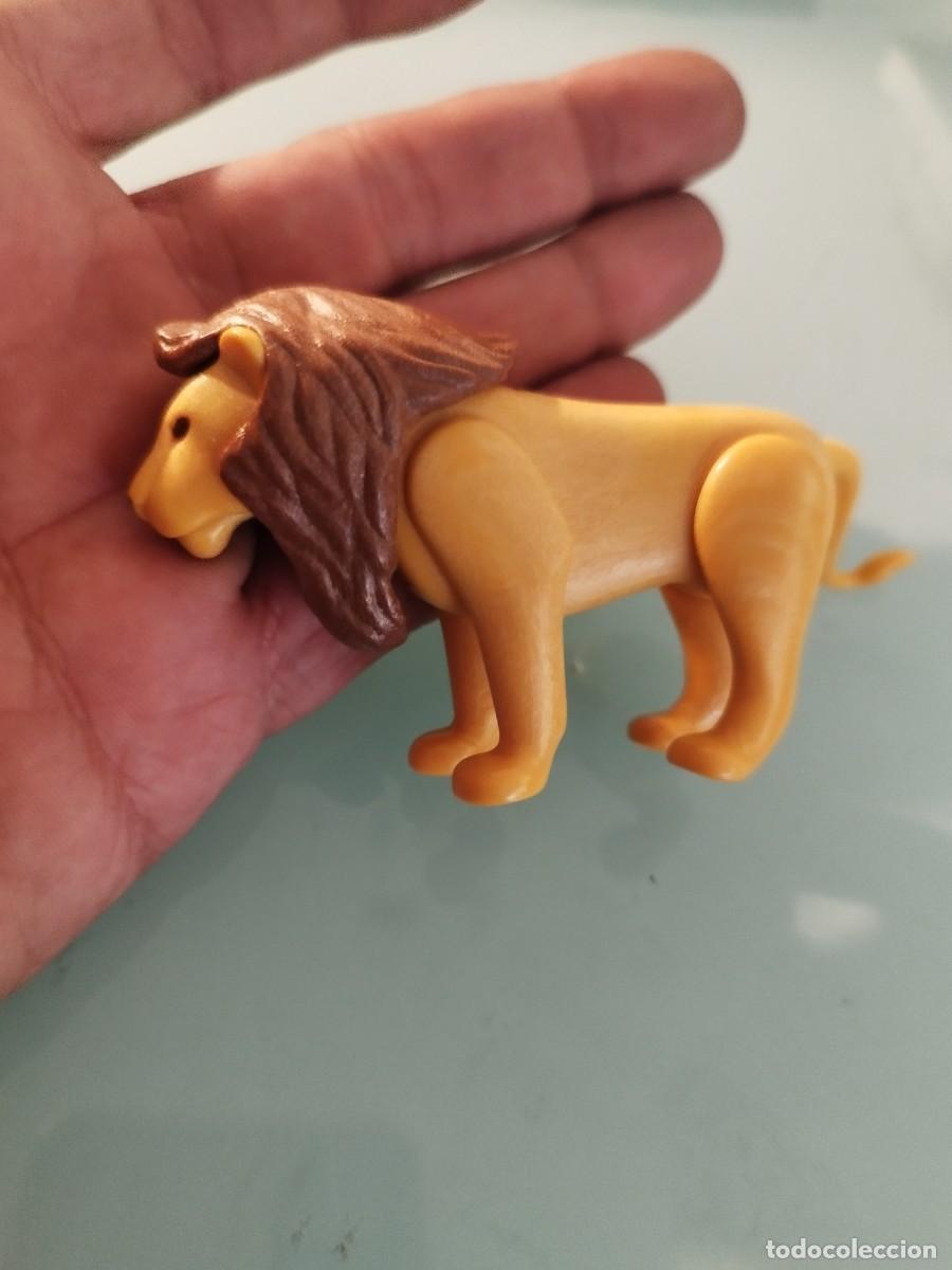 Playmobil: Figura Playmobil. Le&oacute;n de circo, zoo o salvaje.