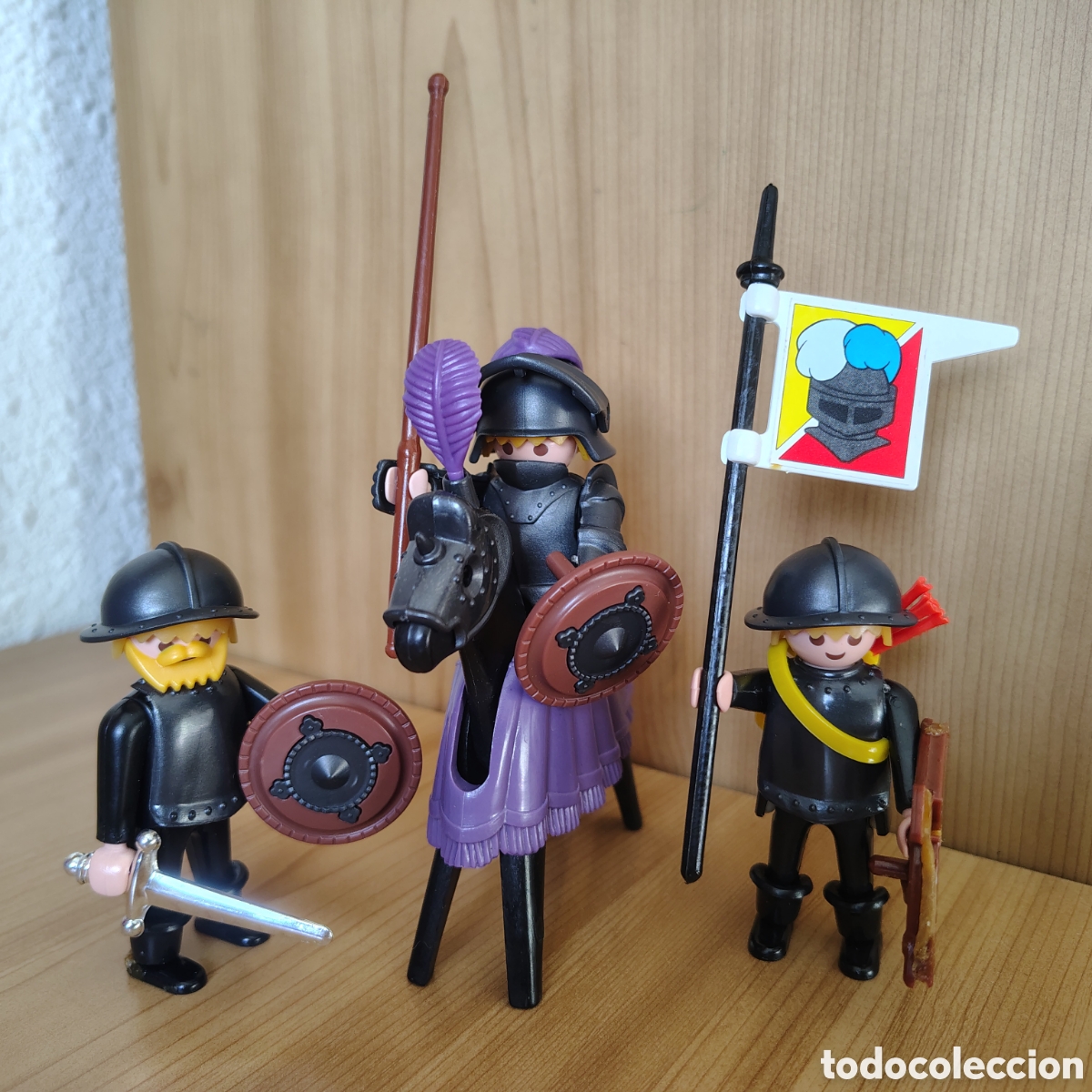 Playmobil: Playmobil 3329 - Caballeros medievales a&ntilde;os 90
