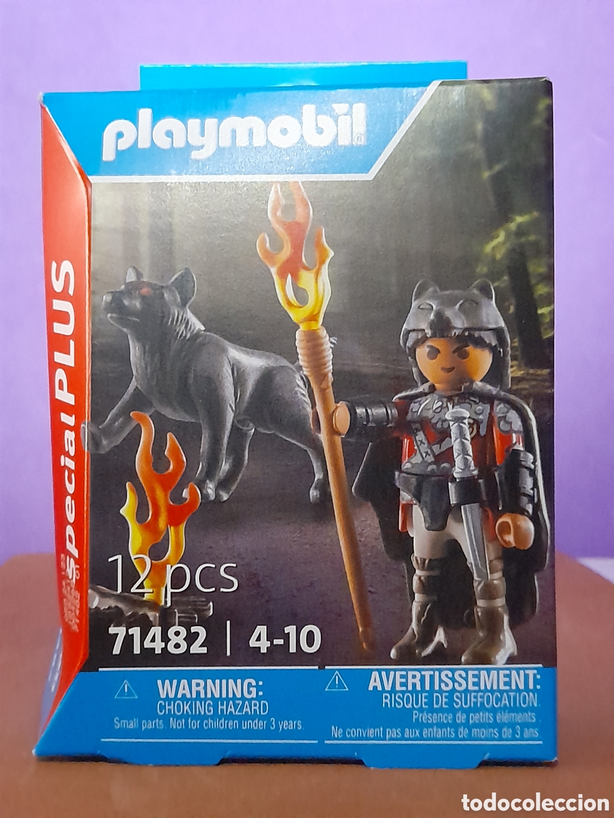 Playmobil: Playmobil special plus, guerrero con lobo