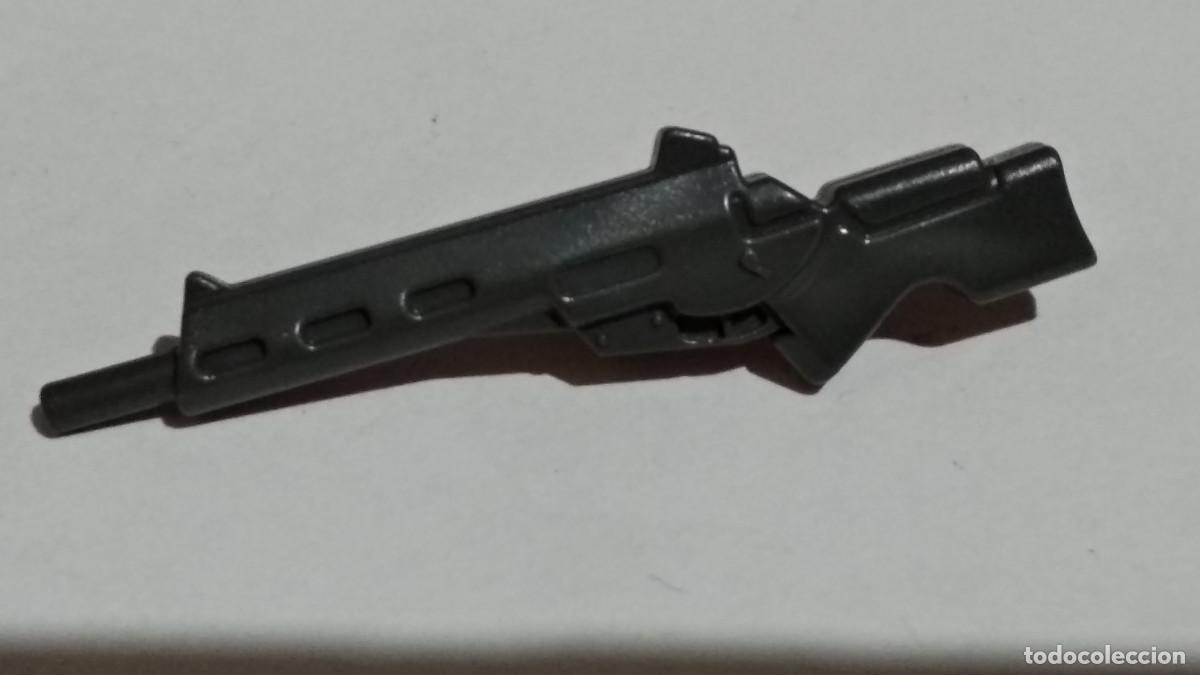 Playmobil: PLAYMOBIL AMETRALLADORA GRIS OSCURA FUSIL ASALTO POLIC&Iacute;A OPERACIONES ESPECIALES METRALLETA