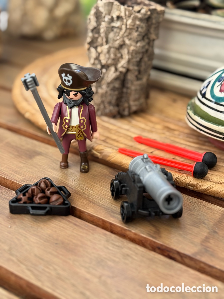 Playmobil: Playmobil Capit&aacute;n Pirata con Ca&ntilde;&oacute;n y accesorios