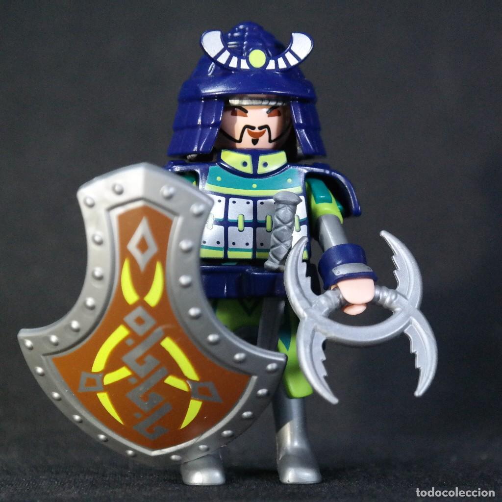 Playmobil: Playmobil samurai con escudo ☼