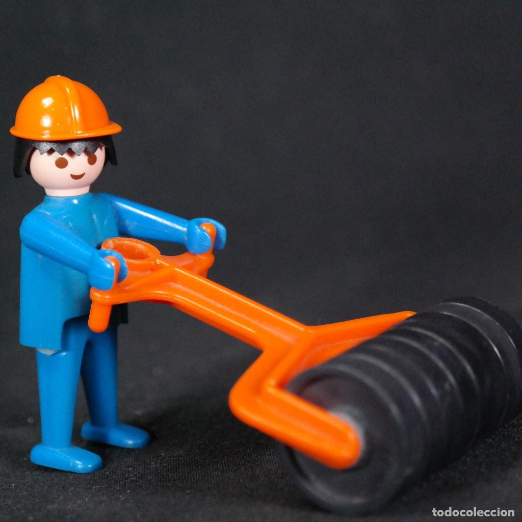 Playmobil: Playmobil trabajador con aplastadora ☼