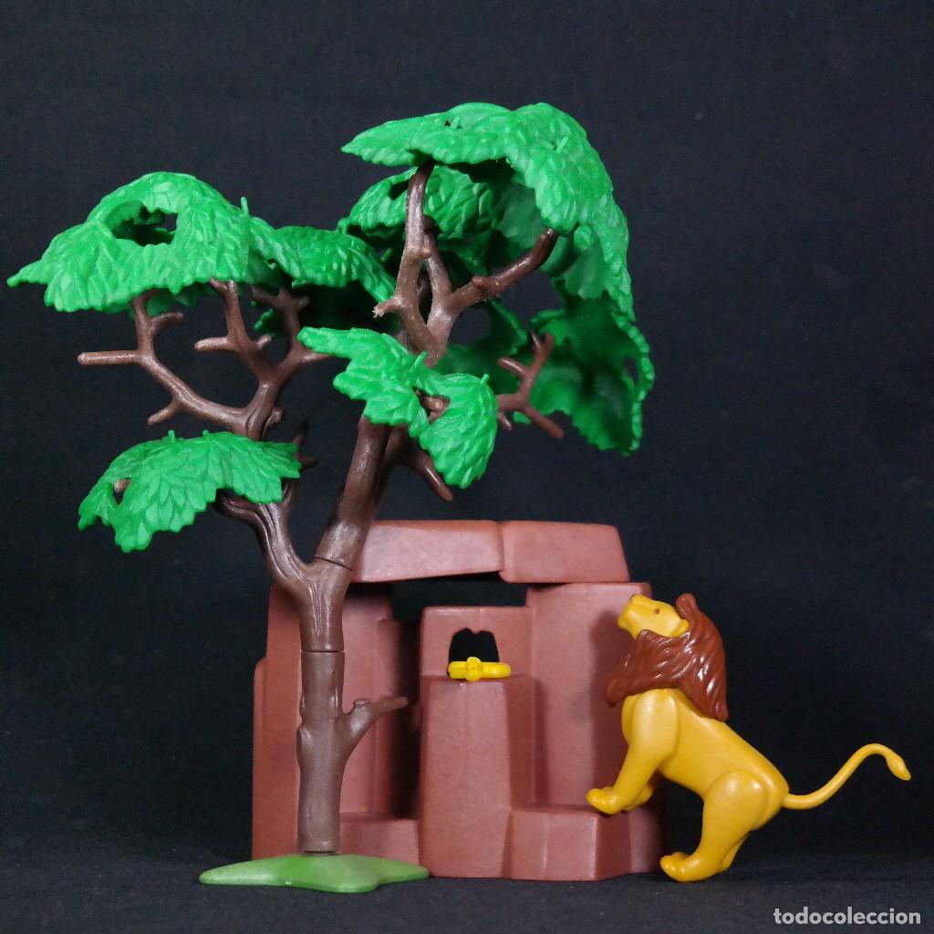 Playmobil: Playmobil roca grande con leon ☼