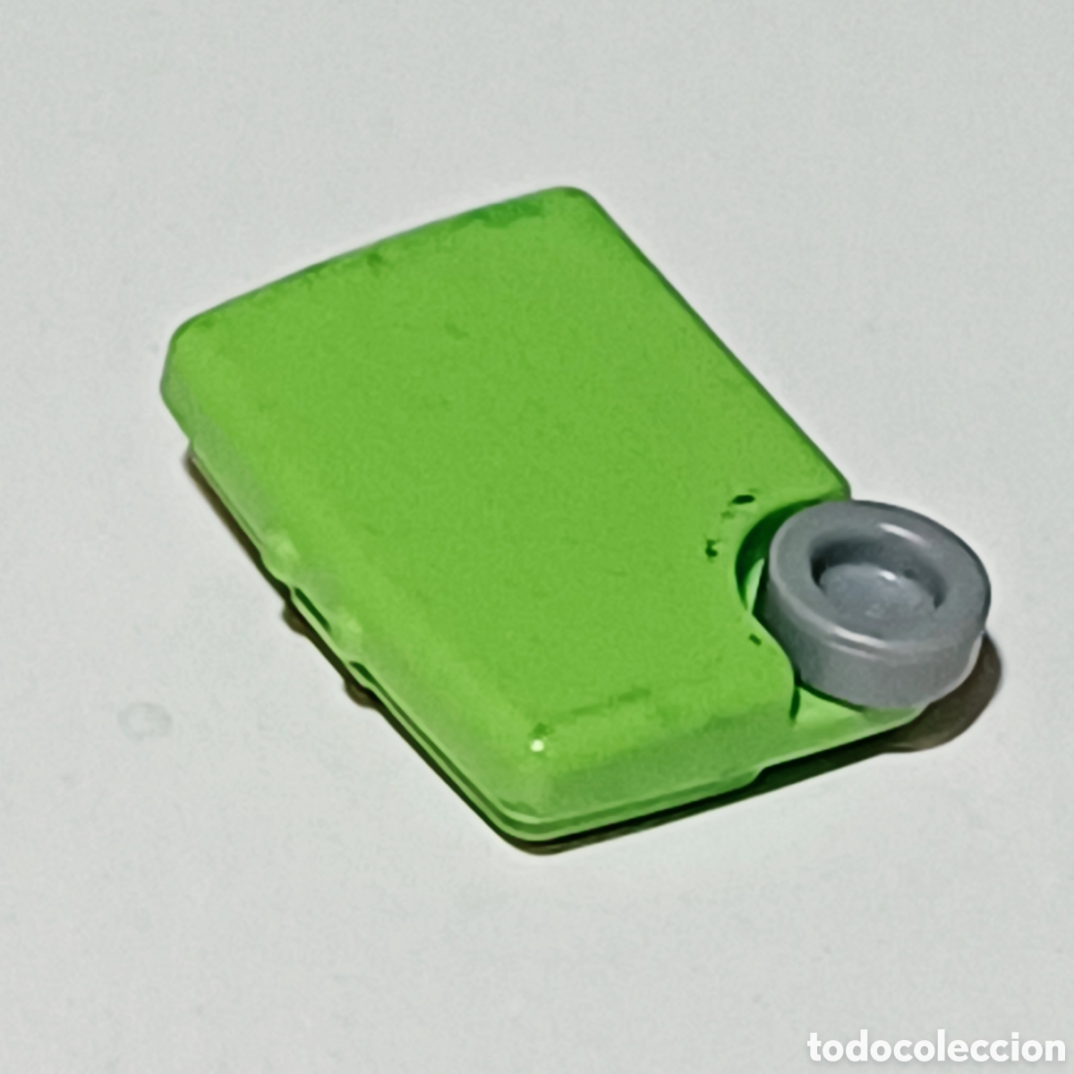 Playmobil: Pieza playmobil mitad trolley verde manzana maleta viajero con rueda