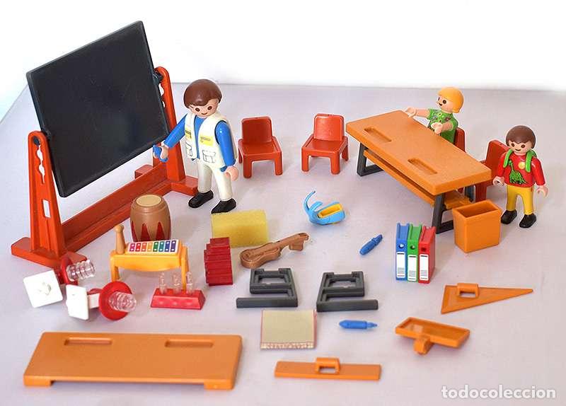 Playmobil: Playmobil. Lote piezas ref. 6865. Escuela, instrumentos de m&uacute;sica